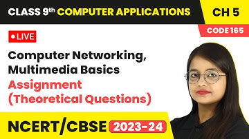 Computer Networking, Multimedia Basics - Theoretical Questions | Class 9 Computer Applications