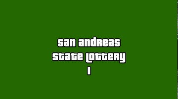 Gta 5 radio commercial San Andreas state lottery 1