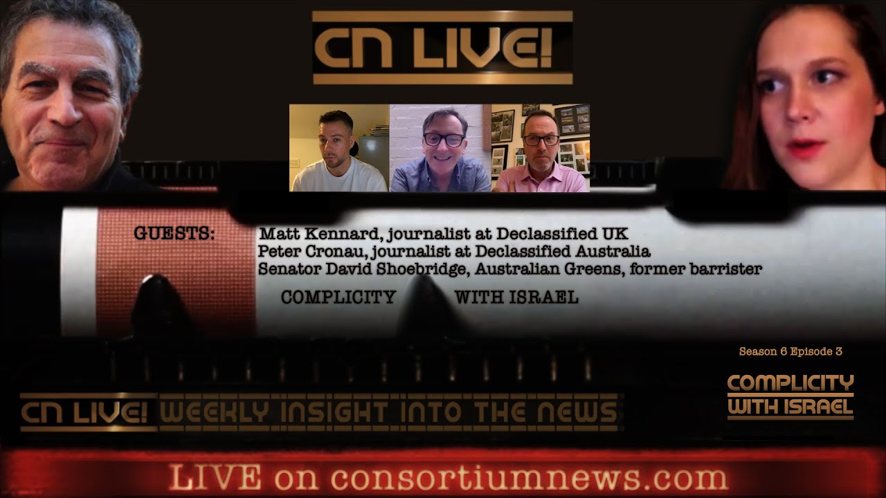 COMPLICITY WITH ISRAEL Matt Kennard Peter Cronau Senator David