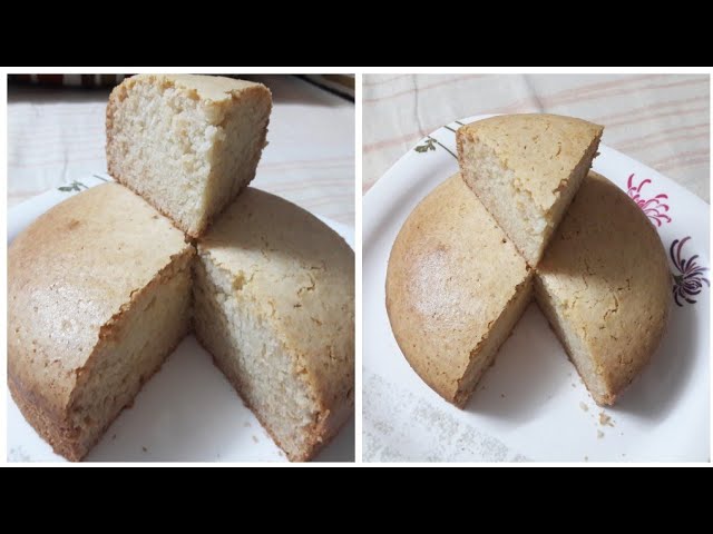 EGGLESS VANILLA CAKE | cotton soft sponge cake | vanilla sponge cake recipe | Food Kitchen Lab