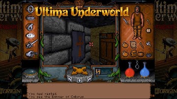 Ultima Underworld: The Stygian Abyss - intro gameplay - Blue Sky / Origin, 1992 - PC / DOS RPG CRPG