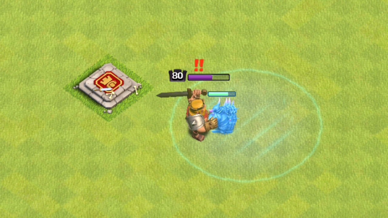 *Level 1* Cloned PEKKA VS Barbarian King Clash Of Clans YouTube