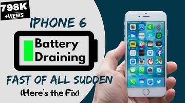 iPhone 6 battery draining fast all of a sudden? Here