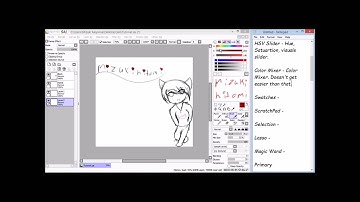 Paint Tool SAI Tutorial on Layers And Tools