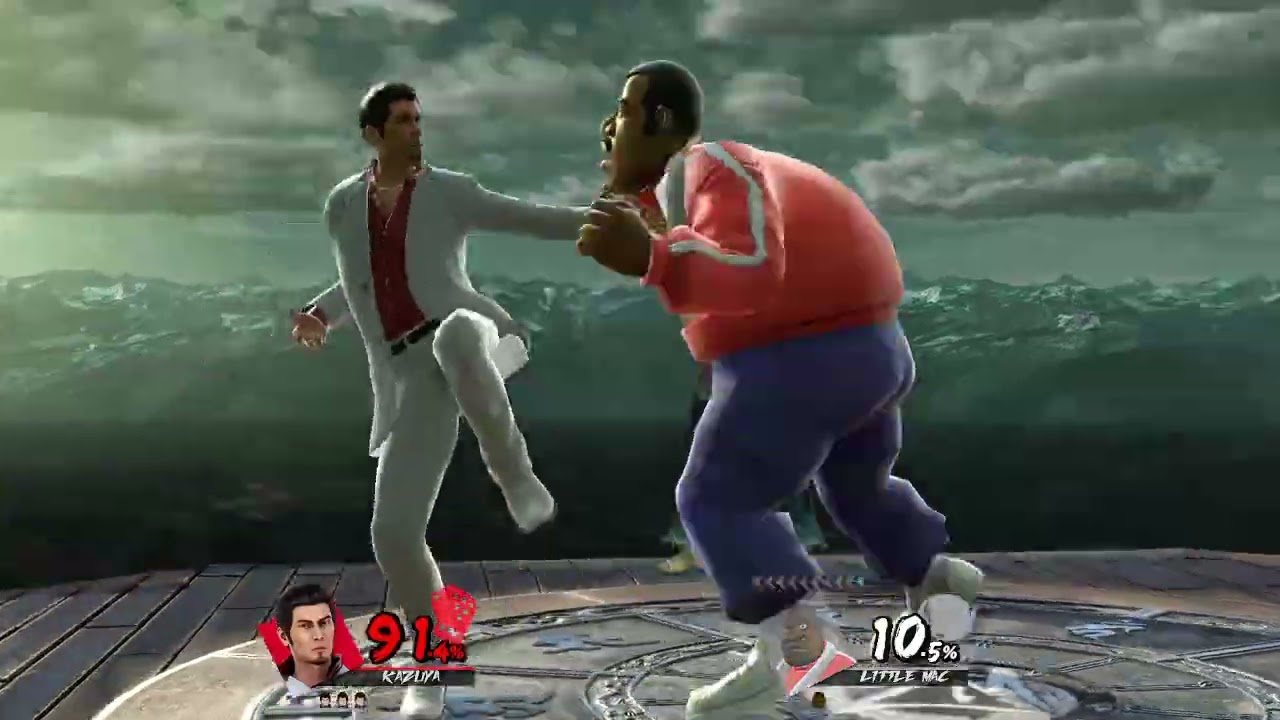 Kiryu vs Doc Louis (smash ultimate mods)