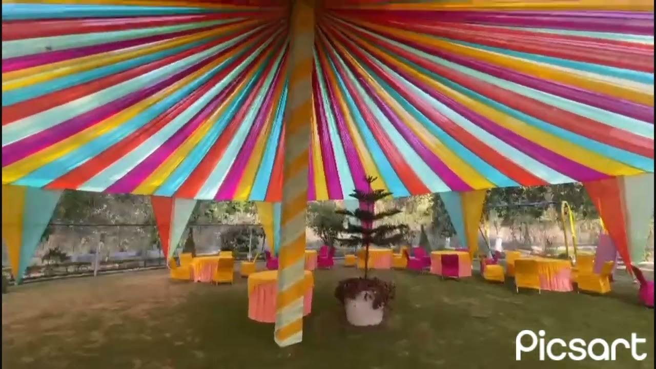 stylish gazebo design (Bengali tent House) and Kolkata players YouTube