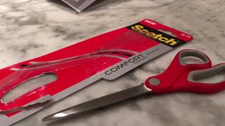 "Scotch Comfort Scissors 1427" — 18cm - Red and Grey screenshot 5