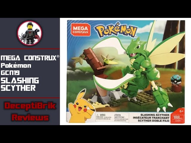 Mega Pokemon Construx 188 Piece Building Set | Slashing Scyther