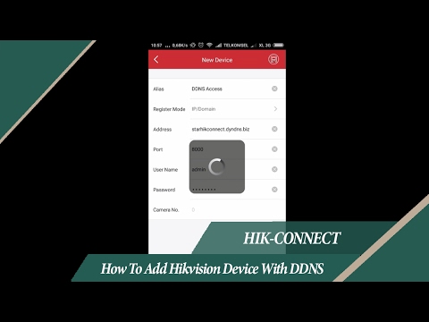 How To Add Hikvision Device With DDNS On Hik-Connect App