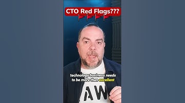 CTO red flags 🚩 #techstartup #shorts
