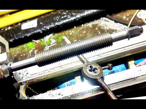 Отходы в доходы! Упорный Вал - Ось с резьбой М20. На токарном CJM360.