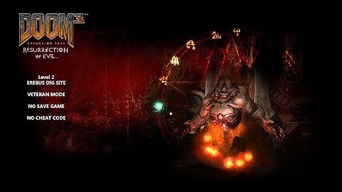 DOOM 3 ROE LEVEL 2 - EREBUS DIG SITE - VETERAN MODE - NO SAVE GAME - NO CHEAT CODE