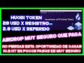 AIRDROP MUY SEGURO QUE PAGA 28 DOLARES X REGISTRO 2.8 X REFERIDO HUOBI TOKEN UNICA OPORTUNIDAD