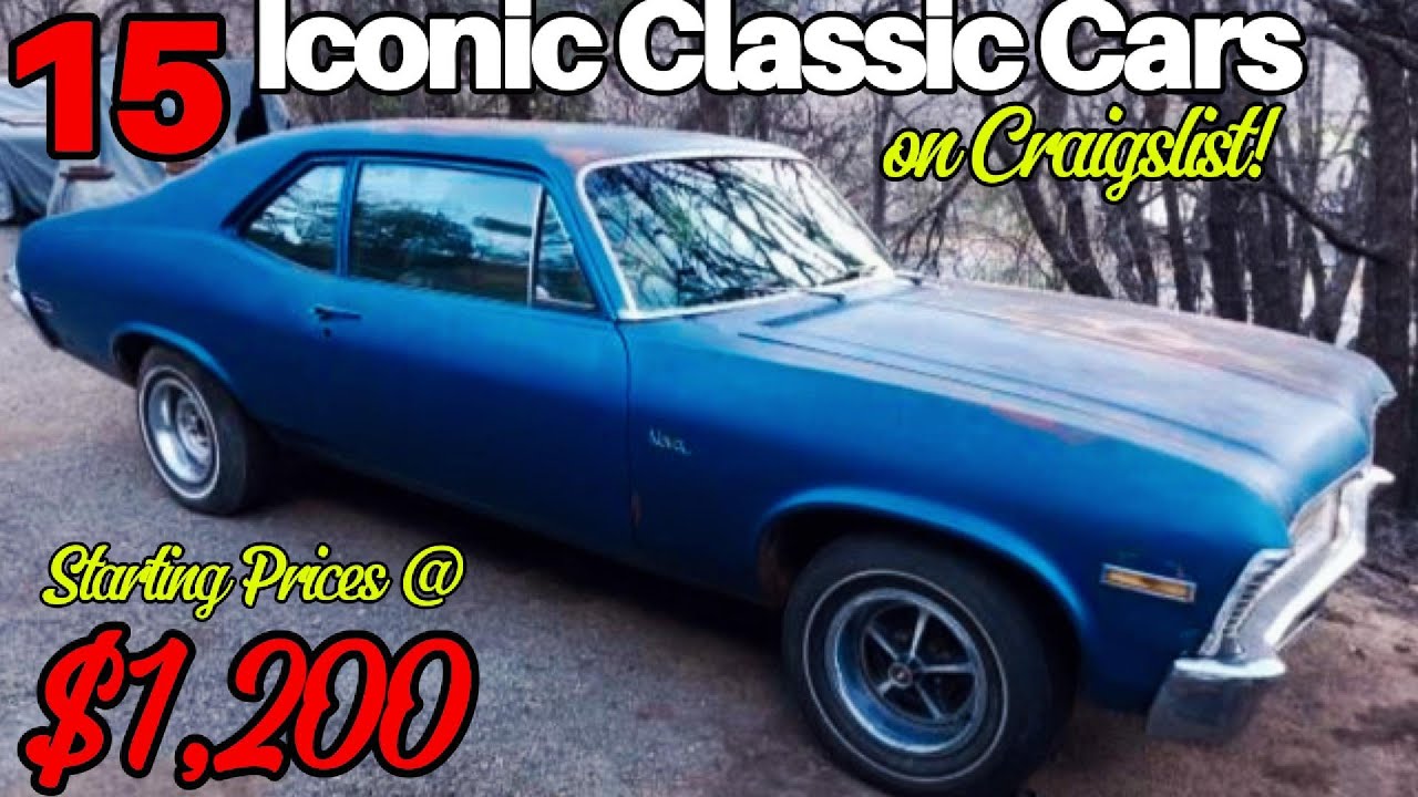 Unbelievable Classic Cars Found on Craigslist 15 Must See Deals Unbelievable Classic Cars Found on Craigslist 15 Must See Deals