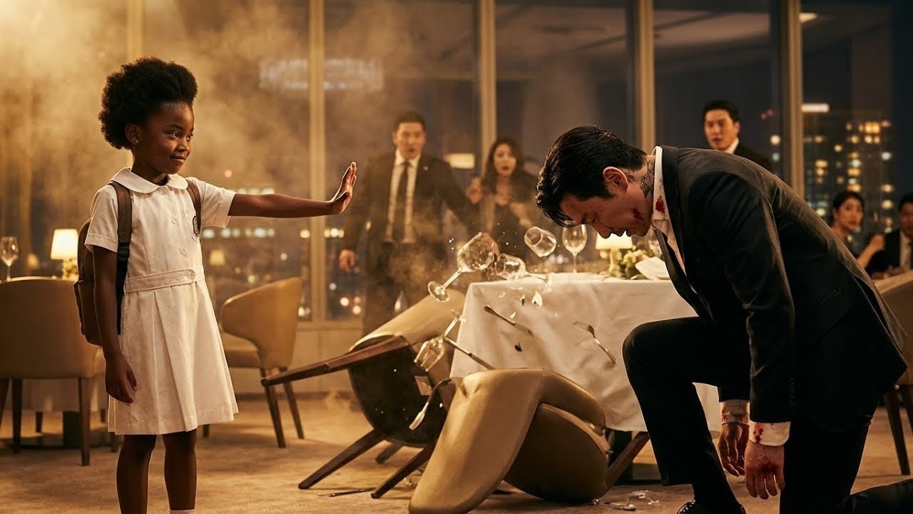 854. Everyone Feared the Ruthless Korean Mafia Boss, Until He Bowed Down to a Black Little Girl.