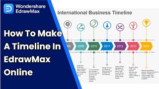 How to Make A Timeline in EdrawMax Online