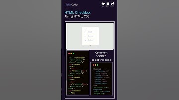 Animated CSS Checkbox ✅ | Pure HTML & CSS Toggle | Creative UI Design #coding #webdesign #python
