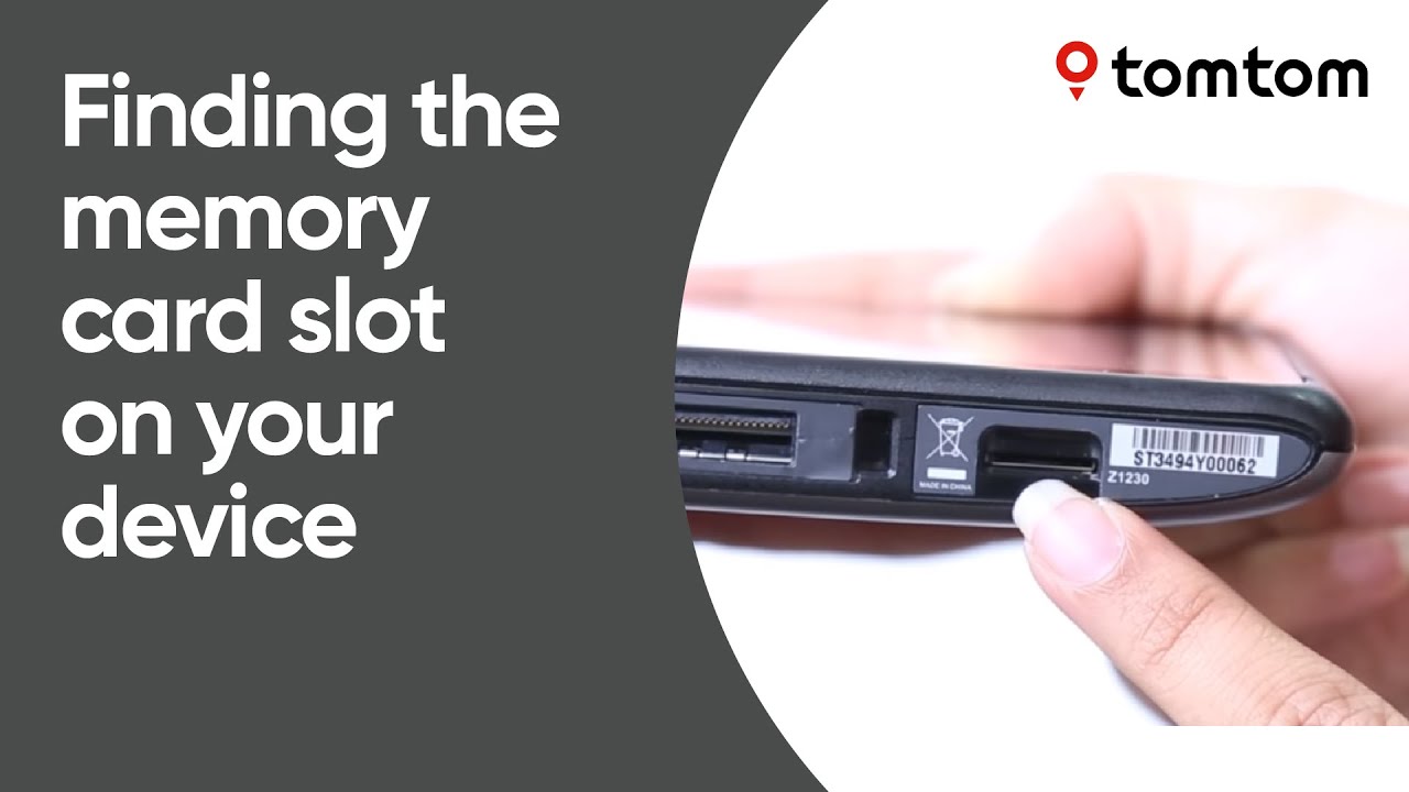 Where to find the memory card slot on your device