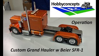 1/14 Tamiya Grand Hauler Custom w Beier SFR1  Operation