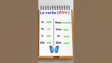 أسهل طريقة لتتعلم Le Verbe être في أقل من 1min 