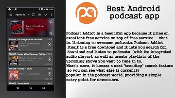 Best Android podcast app :Podcast Addict