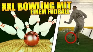 XXL BOWLING mit einem Fußball| Minispiele| BOSS VIENNA