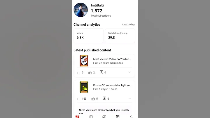 Live Subscriber count On my Channel 😱😉#shorts