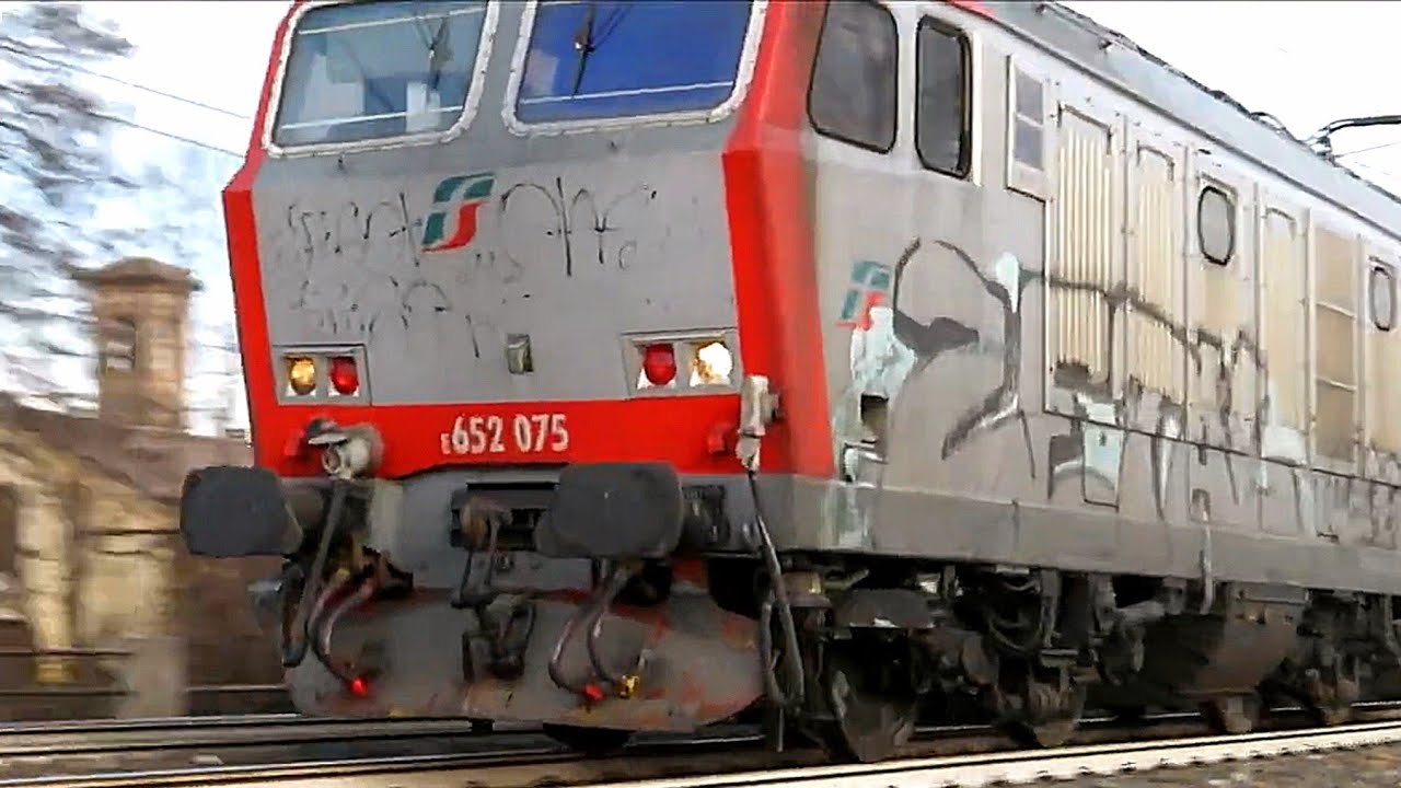 Tantissimi Treni Merci sulla Milano-Bologna in Transito a Parma! E652, E494, E483, E405