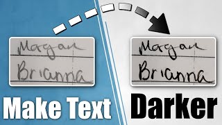 How To Make Text Darker In A Photo! Free Photo Editing Software! screenshot 5