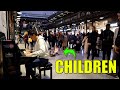 Huge crowd forms when i play children in shopping mall  cole lam