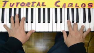 Yo me rindo a el Jesus adrian romero - Tutorial Piano Carlos chords