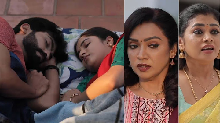 Kanmani Anbudan promo | Swetha and Mayuri grow jealous after seeing Kanmani and Anbu asleep on the |