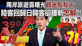 兩岸旅遊露曙光觀光股點火！ 陸客回歸日韓客卻腰斬「怎解」？！ - 黃暐瀚 董智森 陳鳳馨 徐俊相《57爆新聞》20240425-4