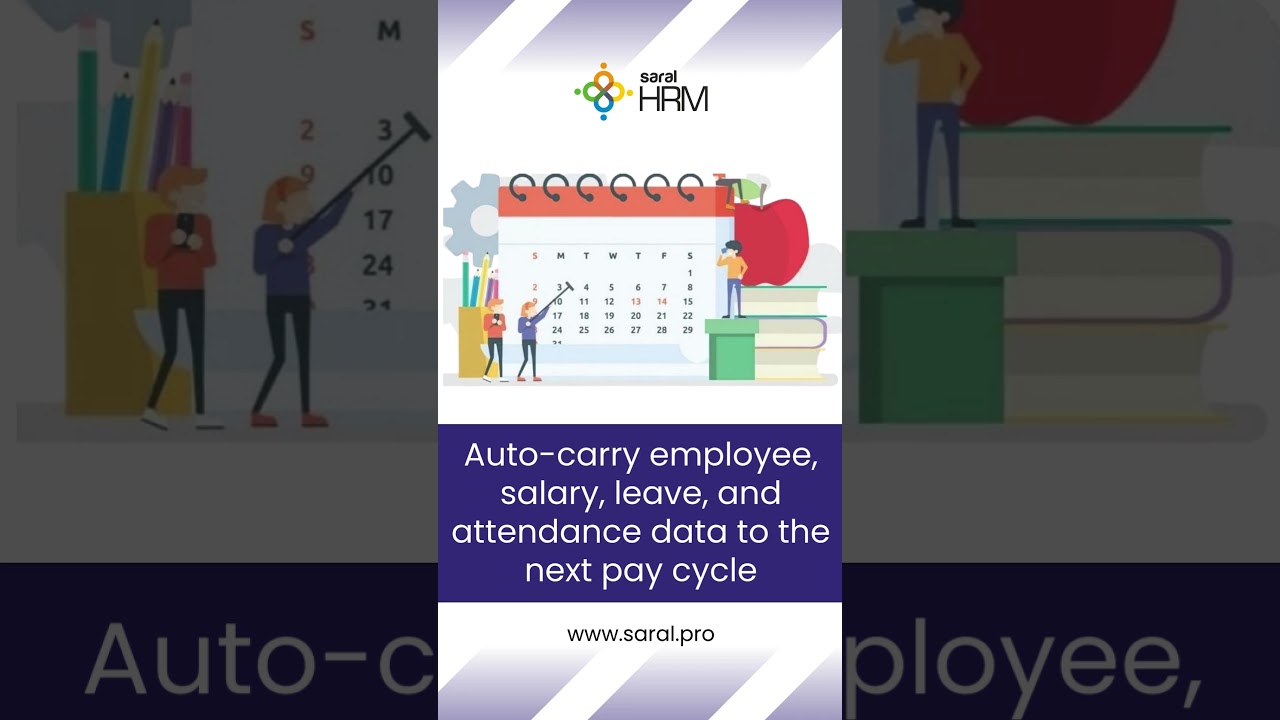 Smart & Secure Pay Month Processing with Saral HRM | Saral Software for Payroll, Tax and Accounts