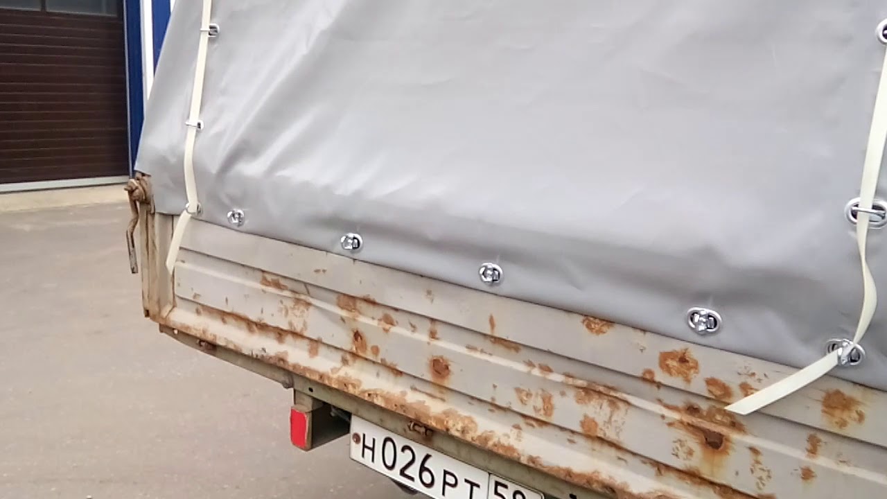 Газпроектмонтаж. Тент на Газель. - YouTube