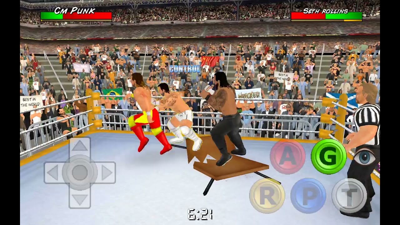 Roman reigns VS seth rollins vs cm punk wrestlemania 41