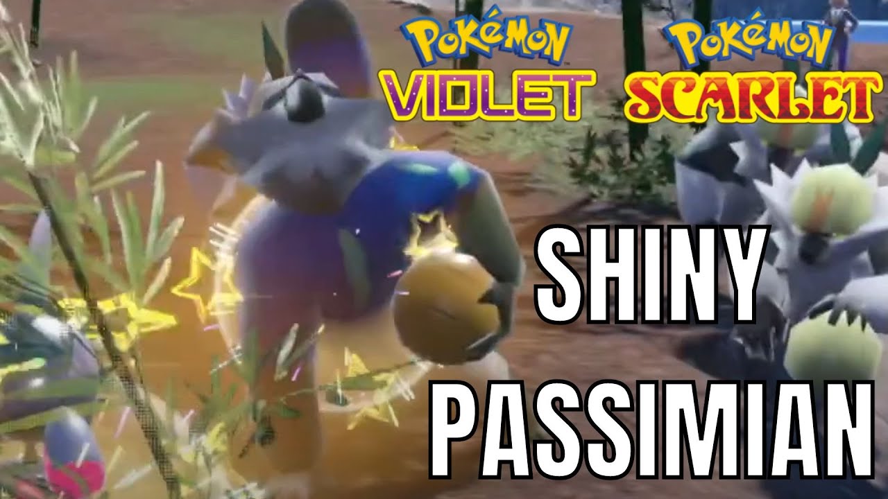 Shiny Reaction: Shiny Passimian - Pokemon Scarlet and Violet