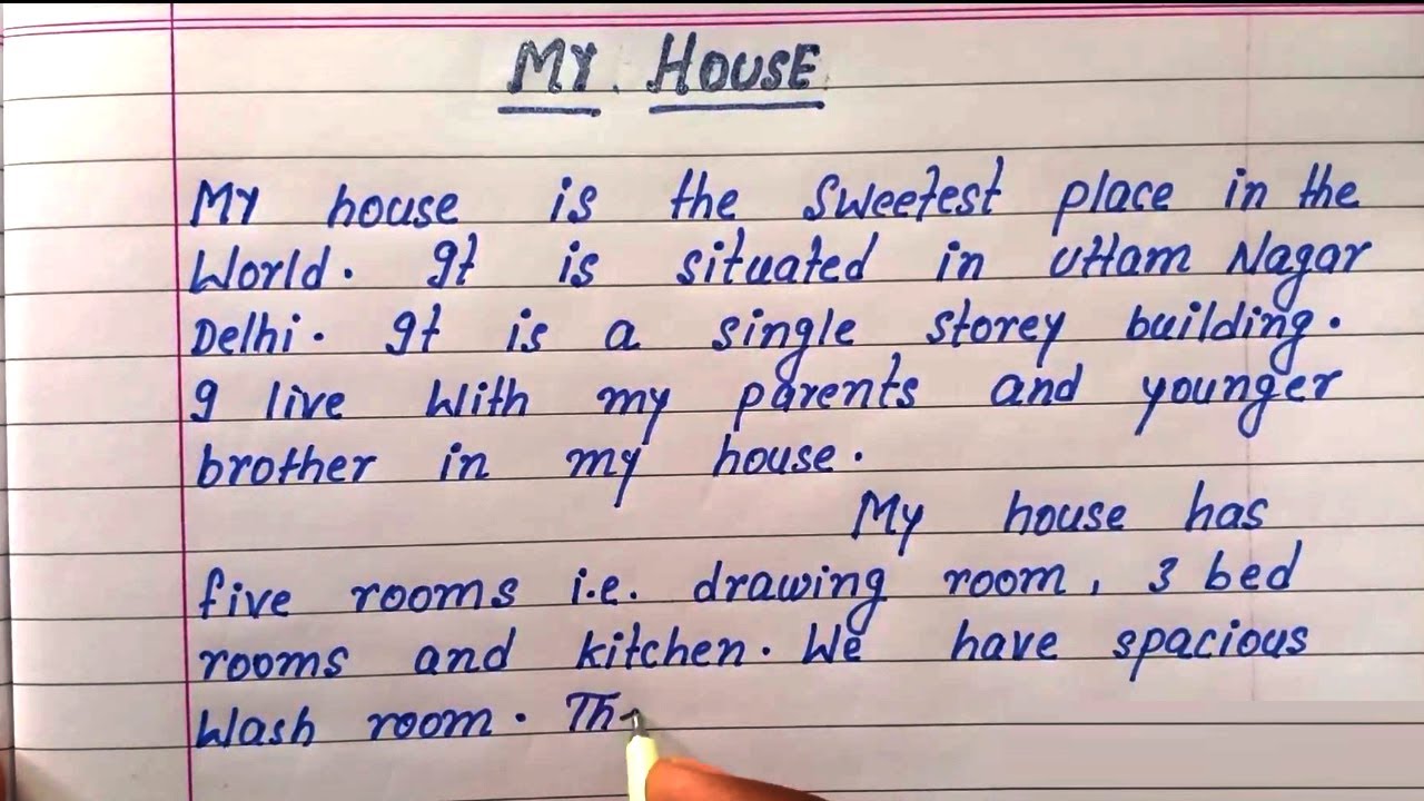 my friend house essay