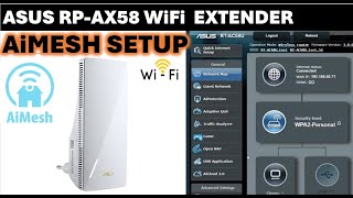 ASUS RP-AX58 WiFi Extender AiMesh | Setup screenshot 3