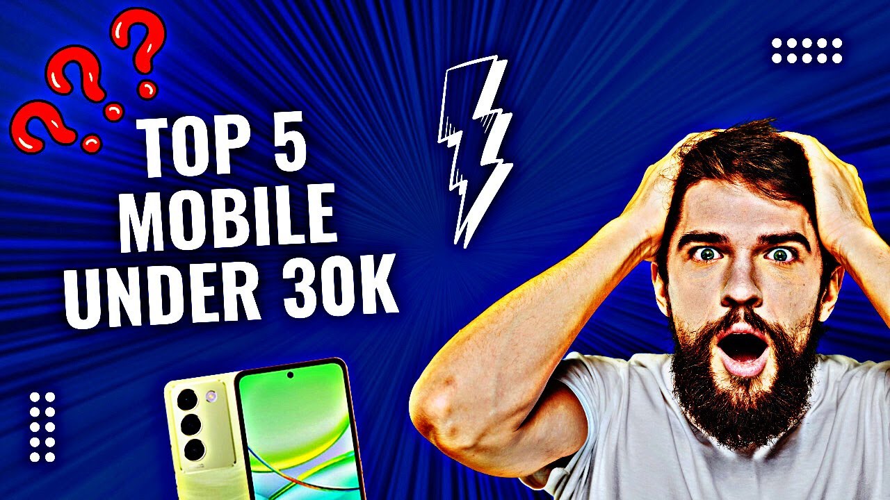 Top 5 best latest mobiles under 30000 for gaming and vloging in 2024
