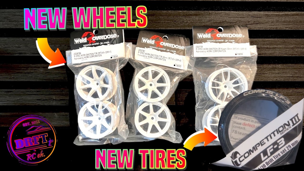 NEW - DS Racing 29mm Tires - LF3 - Competition Series 3 with
