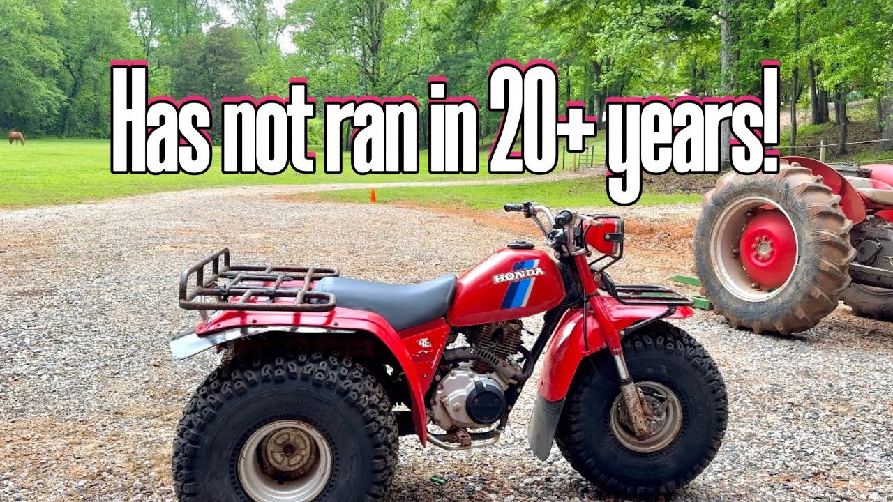 1984 Honda ATC 200ES Big Red Revival – Starts After 20 Years!