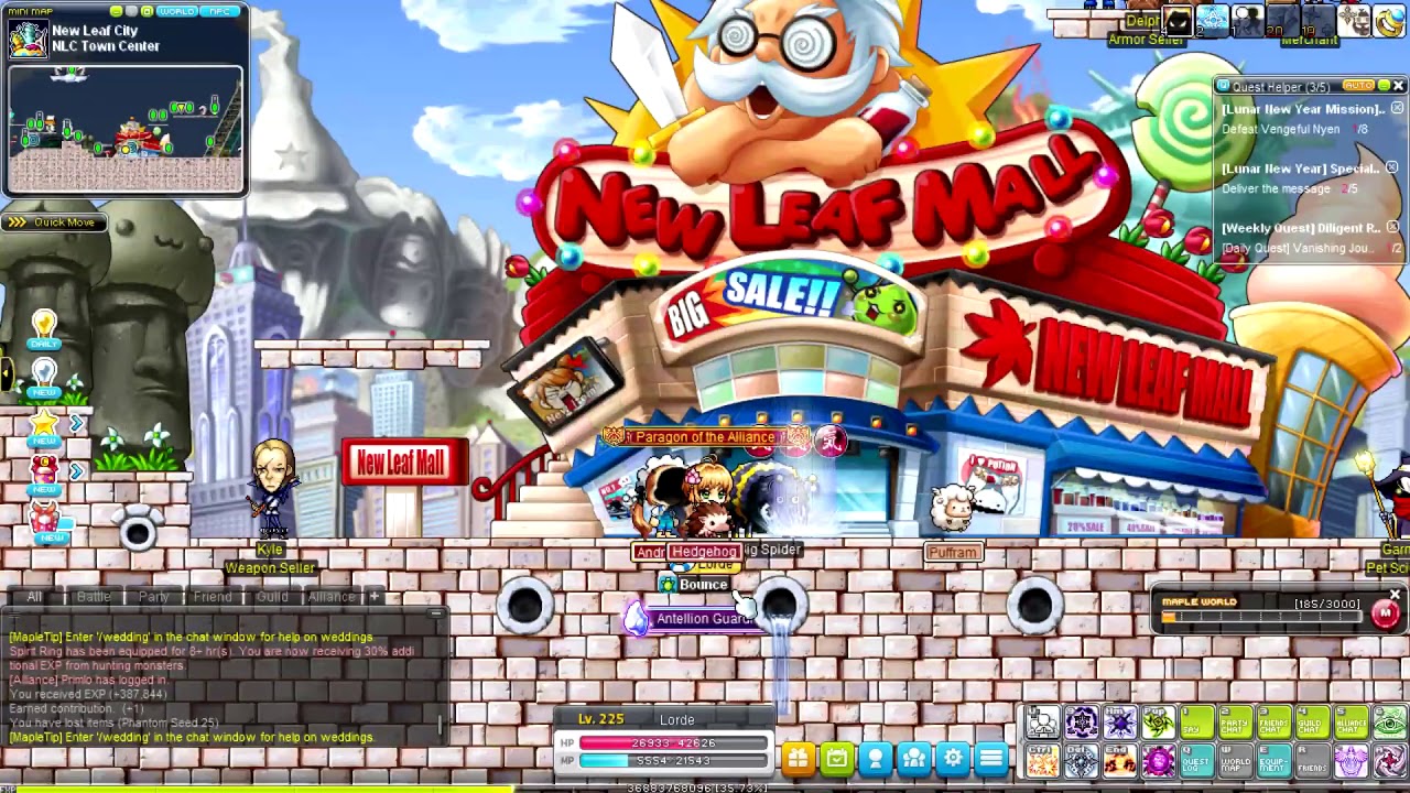 MapleStory Reboot Adventure Episode 41 UPGRADING MY THROWING STARS