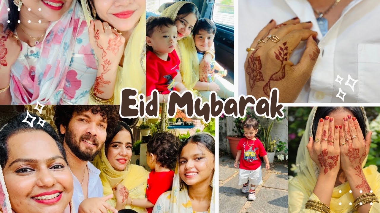 Our Eid Vlog 🥰 | Eid Mubarak 😍 | Basheer Bashi | Suhana | Sunaina