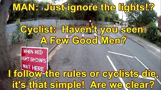 CYCLIST  Just jump the Red Lights?