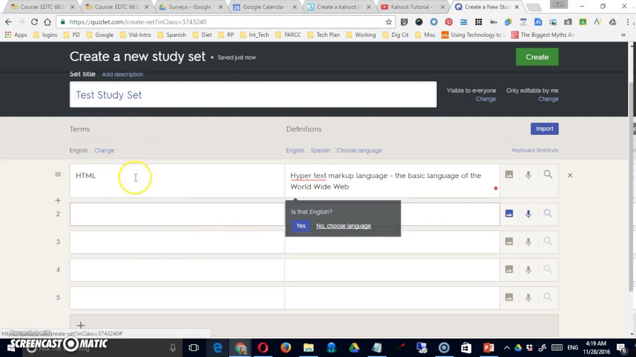Study Aid Quizlet YouTube