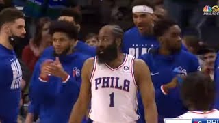 James Harden 1st Bucket as a 76ER! 🔥