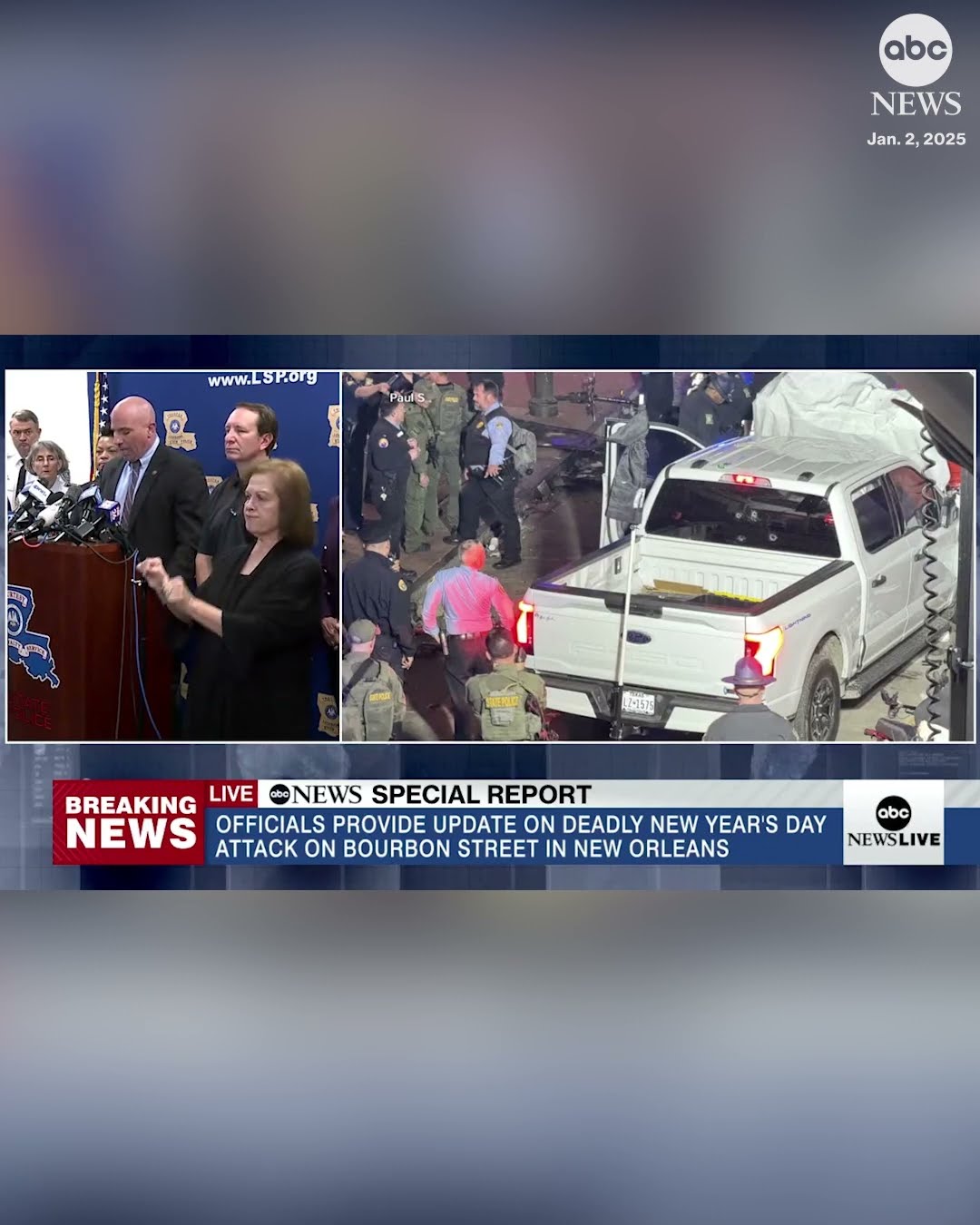 Officials give update on timeline in deadly New Orleans New Year's Day attack