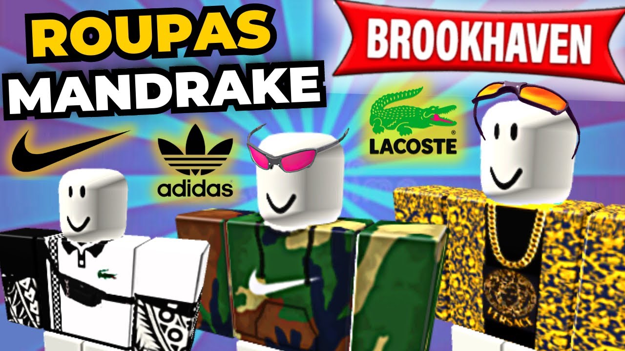 Pegue GRÁTIS Roupas Mandrake no Brookhaven e Bloxburg - Roblox 