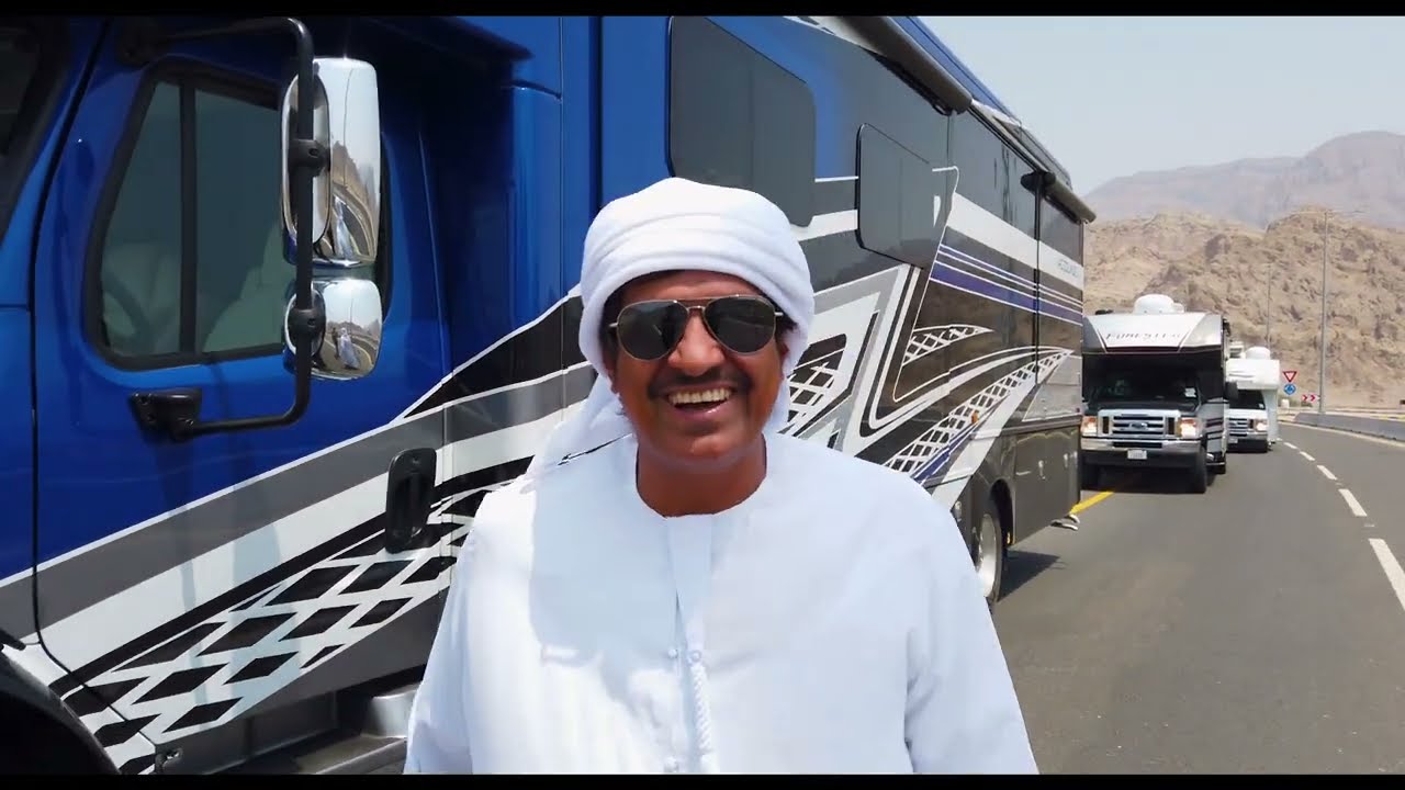 رحلة بوراشد من دبي الى جبل جيس ( راس الخيمة ) - كرفانات الخليج